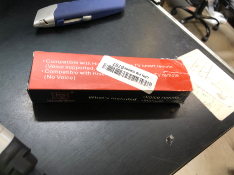 Photo 1 of Replacement Remote for Hisense TV Remote with Voice Control & Bluetooth, Universal for Hisense Smart Google TV, Android, Vidaa, Laser, Canvas TVs, 4K UHD, HD, Mini-LED, ULED (2025-2015)