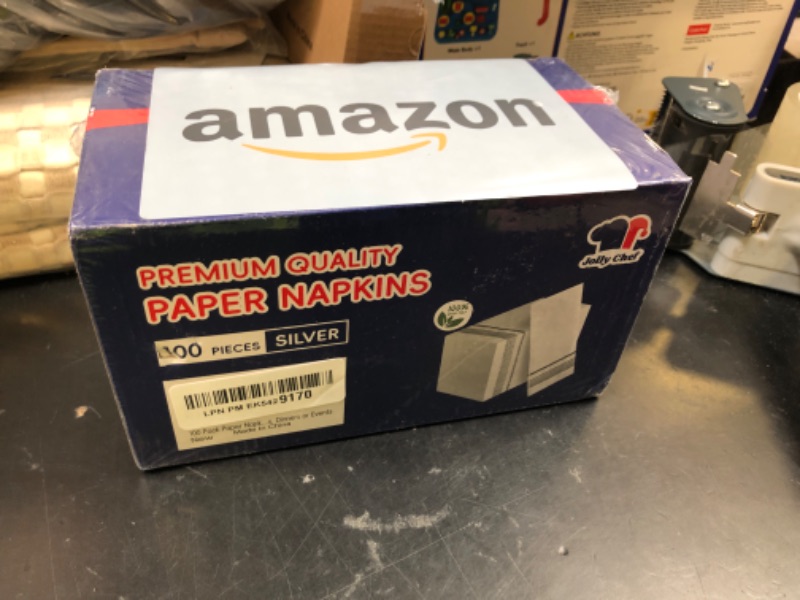 Photo 1 of 100 Pack Paper Napkins Guest Towels Disposable Premium Quality 3-ply Dinner Napkins Soft, Absorbent Paper Hand Towels for Party, Kitchen, Dinners or Events