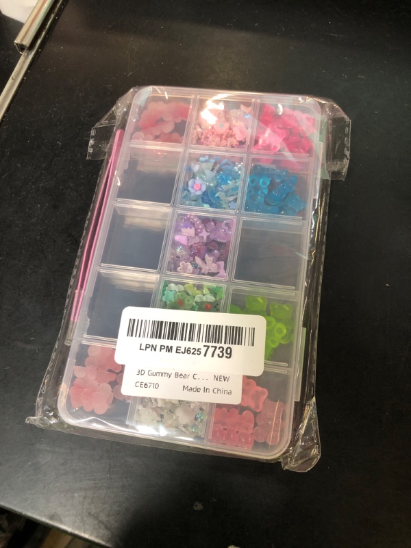 Photo 1 of 3D Gummy Bear Cartoon Nail Charms Set, Mixed Acrylic Flower Butterfly Bowknots Heart Pearls Nail Art Charms Colorful Bears Candy Cute Nail Charms for Nail Art DIY Accessories