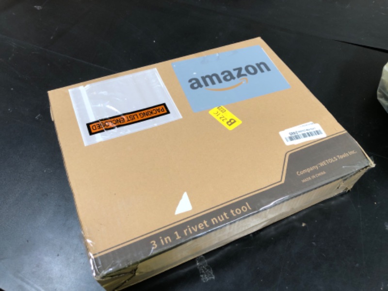 Photo 1 of WETOLS 3 in 1 Rivet Nut Tool, Rivet Gun, Reamer Set, Professional Rivet Gun Kit with 5 Rivet Heads and 6 Metric & SAE Mandrels, Hand Riveter Tool with 50 Rivets and 60 Rivet Nuts, Sturdy Case, WE-890