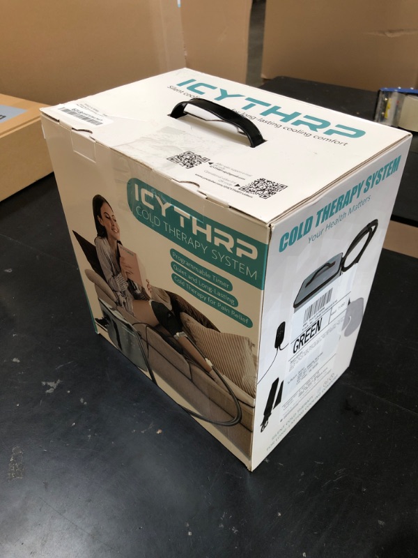 Photo 1 of ICYTHRP Cold Therapy Machine with Programmable Timer, Portable Ice Machine for Knee After Surgery, Knee Replacement Recovery System for Pain Relief w/Compression Pad for Shoulder, Hip and Ankle