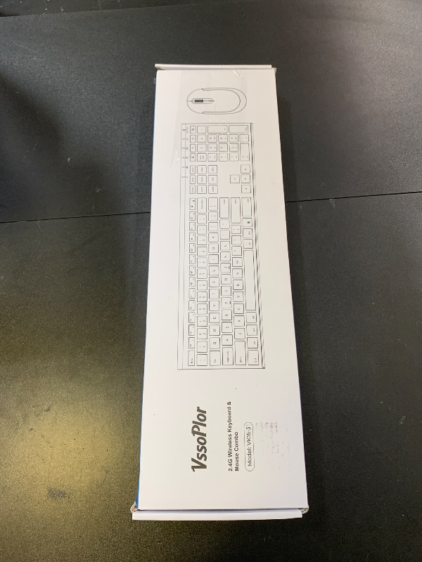 Photo 1 of Wireless Keyboard and Mouse Combo, 2.4GHz Ultra-Slim Aluminum Rechargeable Keyboard with Whisper-Quiet Mouse for Windows, Laptop, PC, Desktop - White Gold