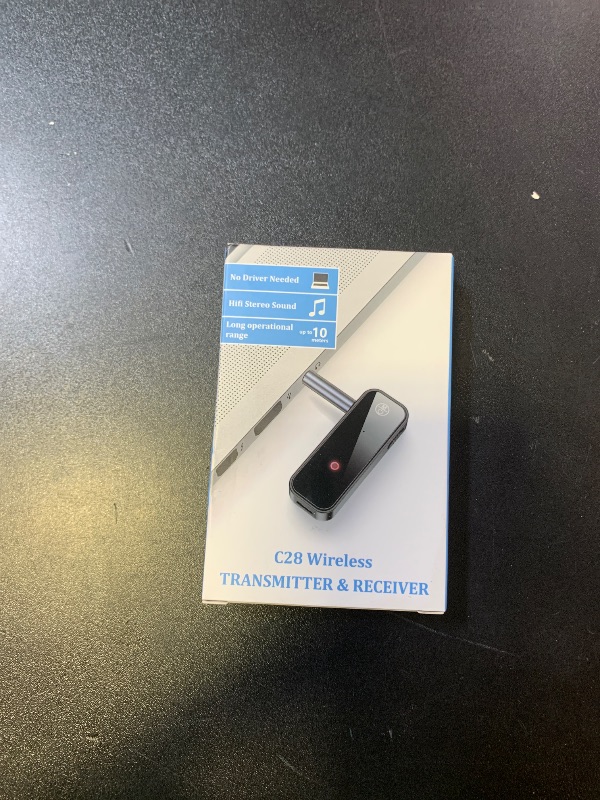 Photo 1 of JXTZ Aux Bluetooth 5.0 Adapter for Car, 2 in 1 Wireless Bluetooth Transmitter and Receiver for Headphones Car Home Audio Speaker, Portable 3.5mm Wireless Audio Receiver, Hands-Free Call