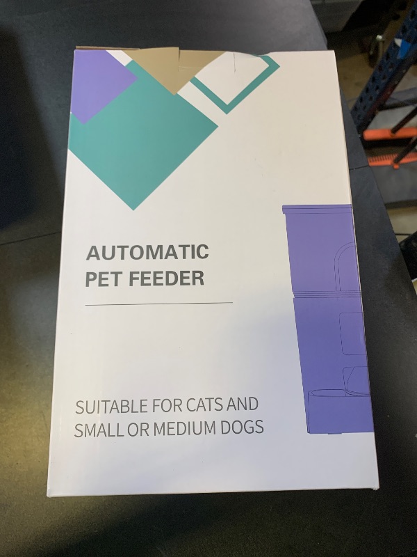Photo 1 of IMIPAW Automatic Cat Feeder - 3L Pet Dry Food Dispenser with Timed Programmable Portion Control, Dual Power Backup, Easy Set Up, 10 Meals Per Day for Cats and Puppies?Remote not Supported?