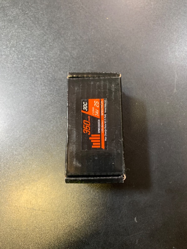 Photo 1 of Spektrum 350mAh 2S 7.4V LiPo w/ PH2.0 2pin Power Connector, SPMX3502S30