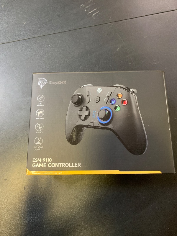 Photo 1 of EasySMX Wireless Gaming Controller for Windows PC/Steam Deck/PS3/Android TV BOX, Dual Vibrate Plug and Play Gamepad Joystick with 4 Customized Keys, Battery Up to 14 Hours, Work for Nintendo Switch