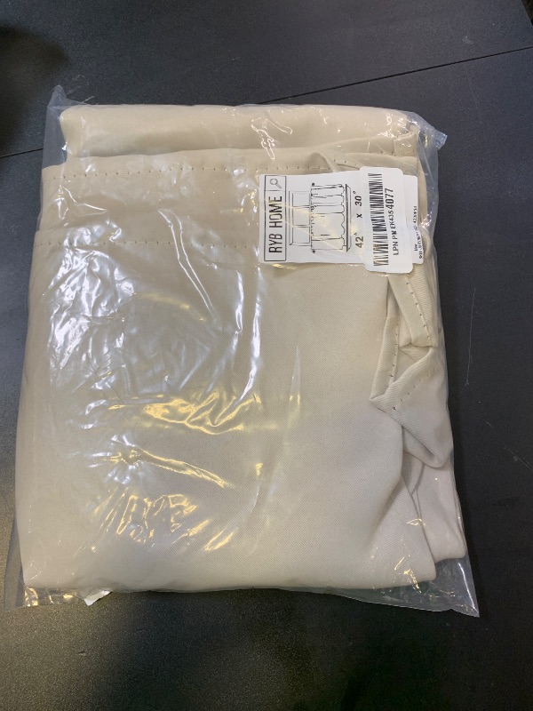 Photo 1 of RYB HOME RV Curtains for Camper Windows - Soft Thermal Insulated Small Window Curtain Tiers for Cafe Kitchen Bedroom Basement Glass Door Window, W 42 x L 30 inches, Geige, 2 Panels