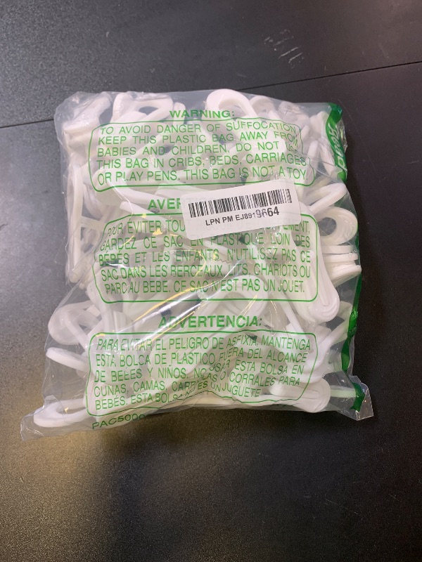 Photo 1 of LyyGuanYoo 60 Pack Multi-Purpose Baby Hanger Clips, Plastic Clothing Clips for Socks, Hats, Food Chip Bags and Notes