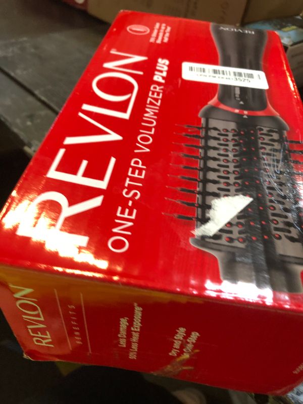 Photo 1 of REVLON One Step Volumizer PLUS Hair Dryer and Styler | More Volume, Less Damage, and More Styling Control for Easy and Fast Salon-Style Blowouts, Plus Travel Friendly (Black)
