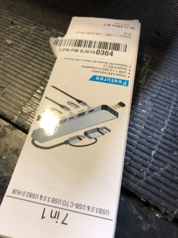 Photo 1 of ?Upgrade? USB C/USB Hub, BERLAT Aluminum 7 in 1 USB C & USB Hub with USB 3.0, USB 2.0 Ports for PC/Laptops/MacBook Pro/Air/iMac/iPad and More Devices