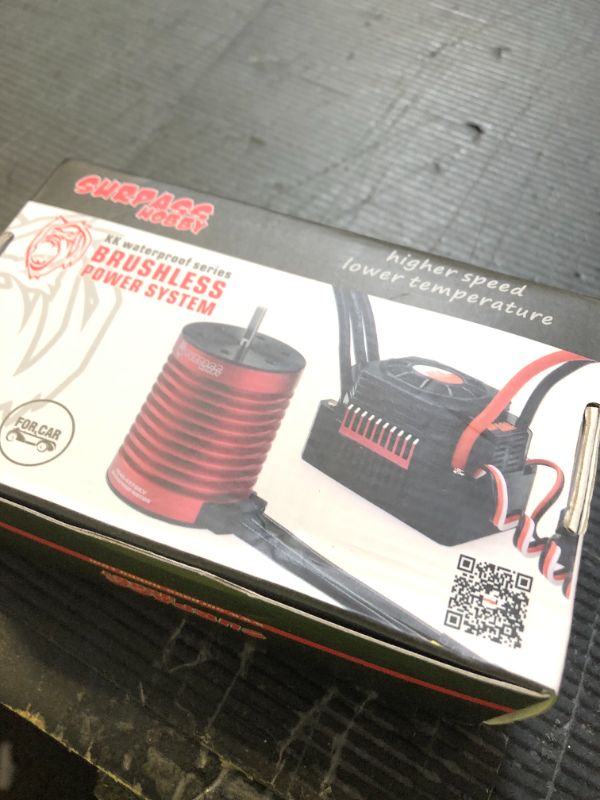 Photo 1 of GoolRC 120A Brushless ESC Waterproof Electric Speed Controller for 1/8 1/10 RC Truck Off-Road Car
