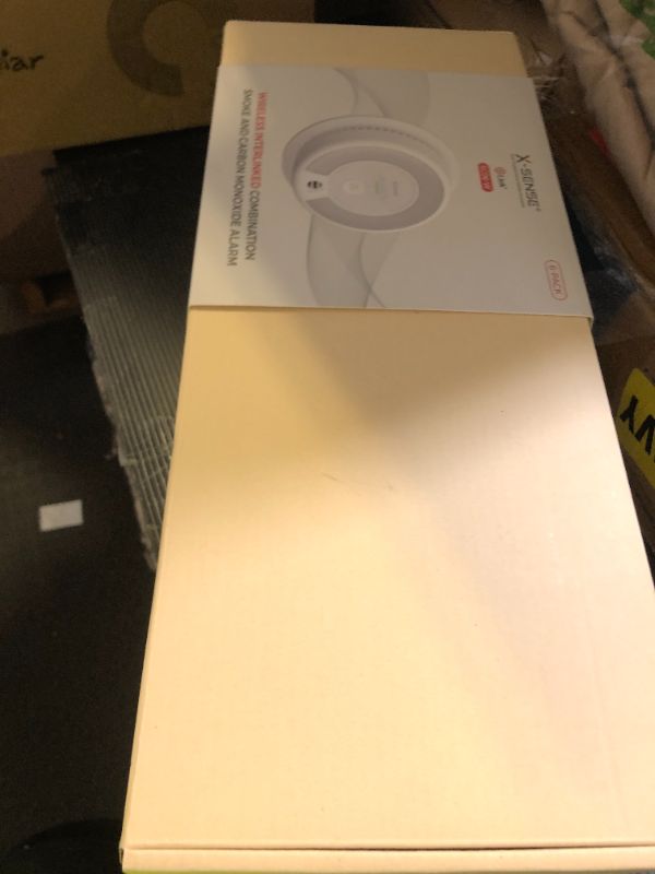 Photo 1 of X-Sense Wireless Interconnected Combination Smoke and Carbon Monoxide Detector, 10-Year Battery Powered Fire and CO Alarm, SC06-W, 6-Pack