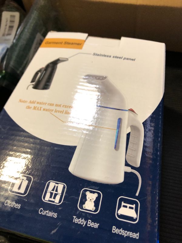 Photo 1 of Blesgam Steamer for Clothes 700W, Clothes Steamer 40S Fast Heat-up, Travel steamer for Clothes Portable Mini, Garment Steamer with 120ML Water Tank, Hand steamer for Travel and Home(GY169)