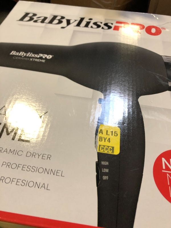 Photo 1 of BaBylissPRO Hair Dryer, Ceramix Xtreme 2000-Watt Blow Dryer, Hair Styling Tools & Appliances, BX2000