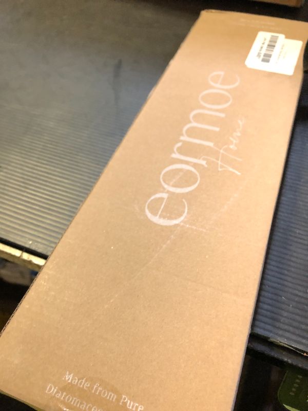 Photo 1 of eormoe 30 inch Kitchen Faucet Absorbent Mat - Diatomaceous Earth Splash Guard for Sink Faucet, Aesthetic Water Absorbing Stone Tray in The Modern Home[Grey, 30" x 3.9"]