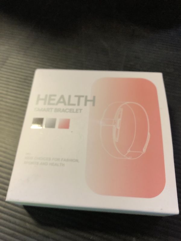 Photo 1 of LVEHO Fitness Tracker Screenless Smart Health Wristband, Wearable Health Multiple Sports Mode, Automatic Monitoring with Pedometer/Sleep/Stress/Calories, IP68 Waterproof Free APP for Women Men Pink