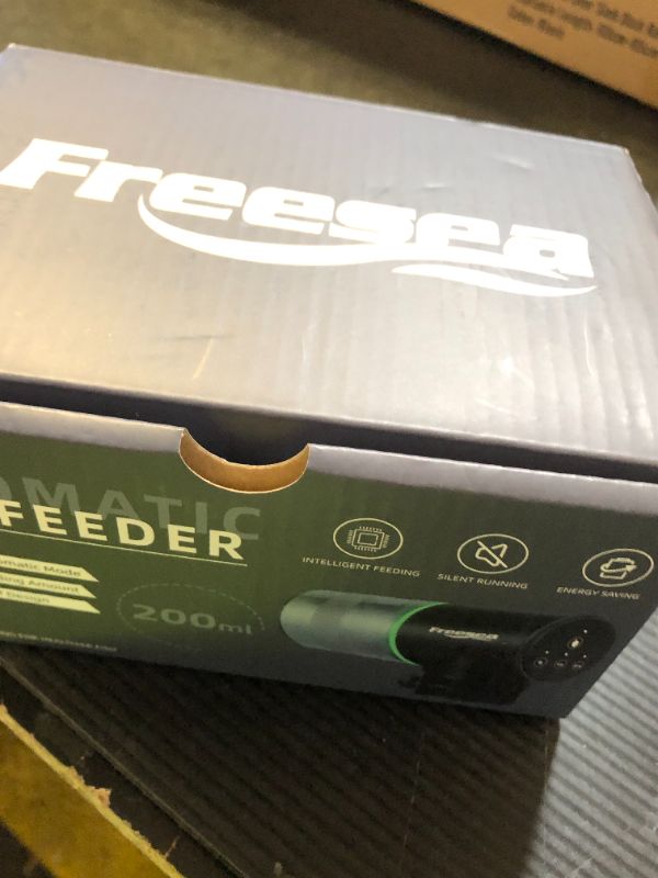 Photo 1 of FREESEA Automatic Fish Feeder for Aquarium: Auto Fish Food Dispenser with Timer for Small Tank Betta Turtle - Battery Vacation Self Feeding for Flakes