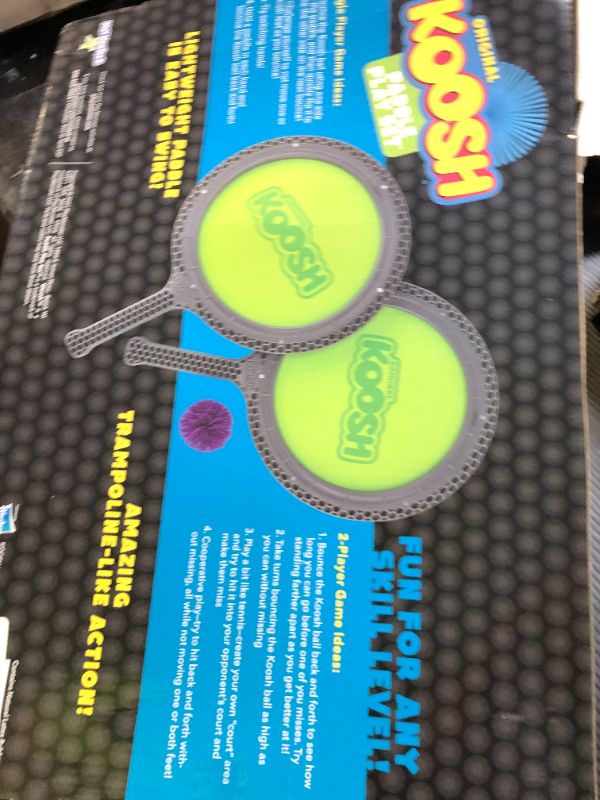 Photo 1 of Koosh Paddle Playset – Kids Outdoor Toys, Beach Toys, Kids Games, Outdoor Games for Adults and Family, Outdoor Games for Kids, Kids Toys, Fidget Toys for Kids, Ages 4+