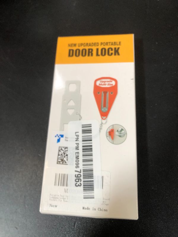 Photo 1 of AceMining Portable Door Lock Home Security Door Lock Travel Lockdown Locks for Additional Safety and Privacy Perfect for Traveling Hotel Home Apartment College