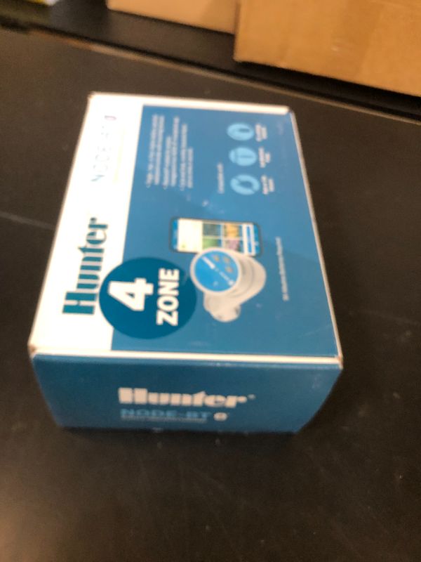 Photo 1 of SPW Hunter Node-BT-400 Four Zone Bluetooth Enabled Irrigation Controller 4 Station 9V Timer NODEBT400