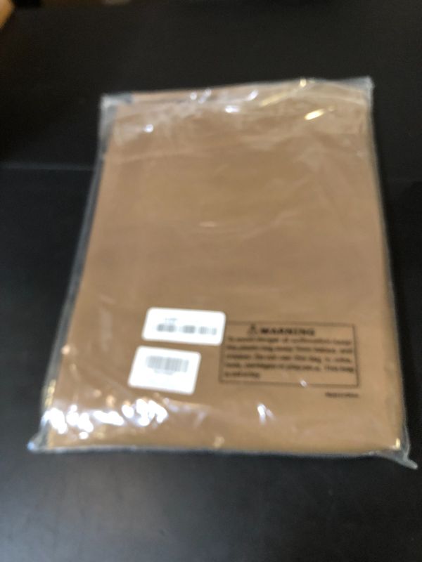 Photo 1 of Hiasan Outdoor Curtains for Patio Waterproof, 54 x 84 inch, Brown - Privacy Indoor Outside Curtains for Gazebo/Porch/Pergola/Cabana (1 Panel Sewn with 2 Tiebacks, Top of Grommet)