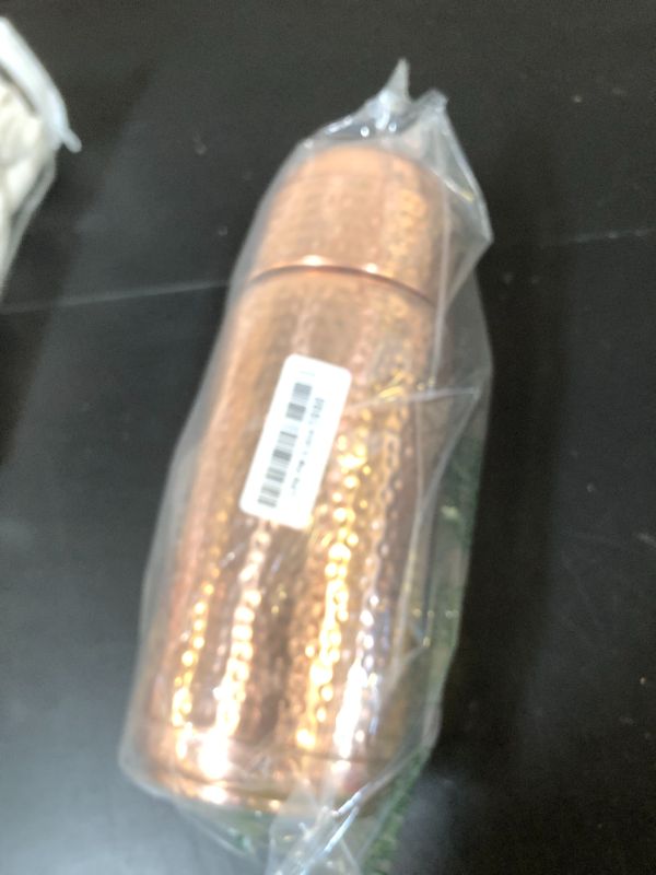 Photo 1 of 100% Pure Copper Water Bottle for Drinking 2L with Lid| Leak Proof Ayurvedic Vessel to Support Digestion, Immunity | Lightweight, Eco-Friendly, Perfect For Travel, Best Gift for Wellness Lovers