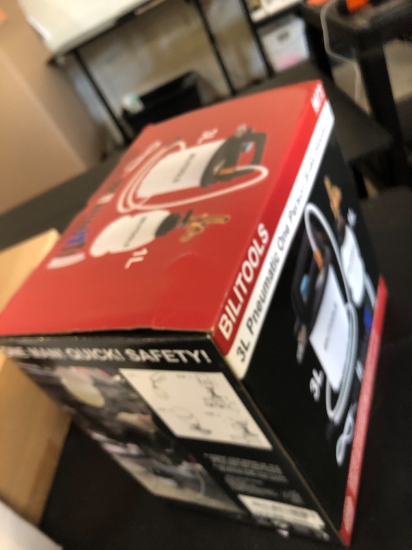 Photo 1 of BILITOOLS 3L Vacuum Brake Bleeder Kit, One Person Pneumatic Brake Fluid & Clutch Bleeding Extractor Tool with Adapters & 1L Refilling Bottle