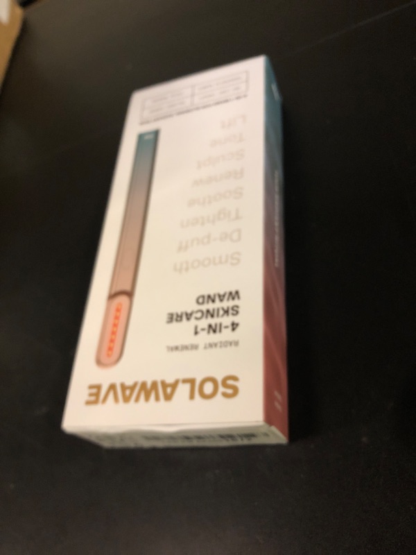 Photo 1 of Solawave 4-in-1 Red Light Therapy Wand for Face & Neck | Beauty Device with Galvanic Current, Massager & Warmth | Anti-Aging, Wrinkle Reduction, Skin Tightening, Depuffing & Rejuvenation (Ombre)