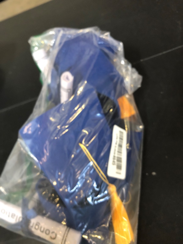 Photo 1 of Breling 12 Pcs Blue and Gold Graduation Centerpiece Sticks Felt Graduation Scroll Diploma and Grad Cap with Tassel Decor 2025 Table Toppers Centerpiece Party Supplies for Grad Party Decorations
