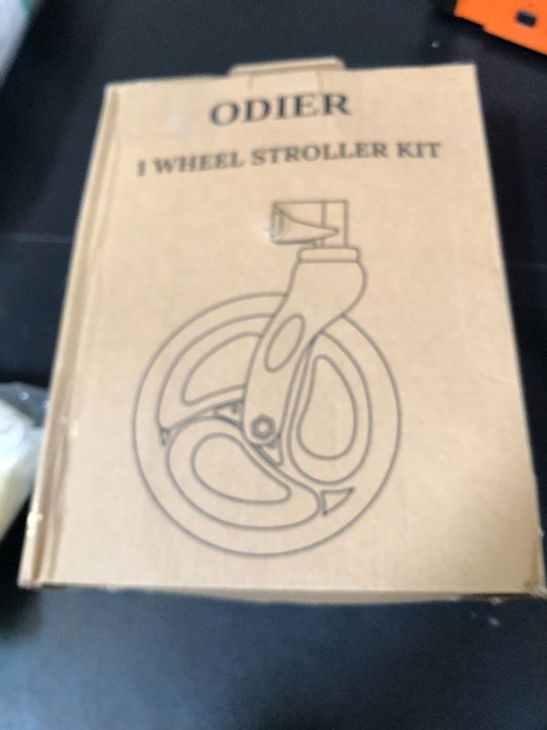 Photo 1 of Bike Trailer Stroller Kit for Burley Bike Trailers Compatible with All Square Tow Arm Burley Trailer (Single Wheel)