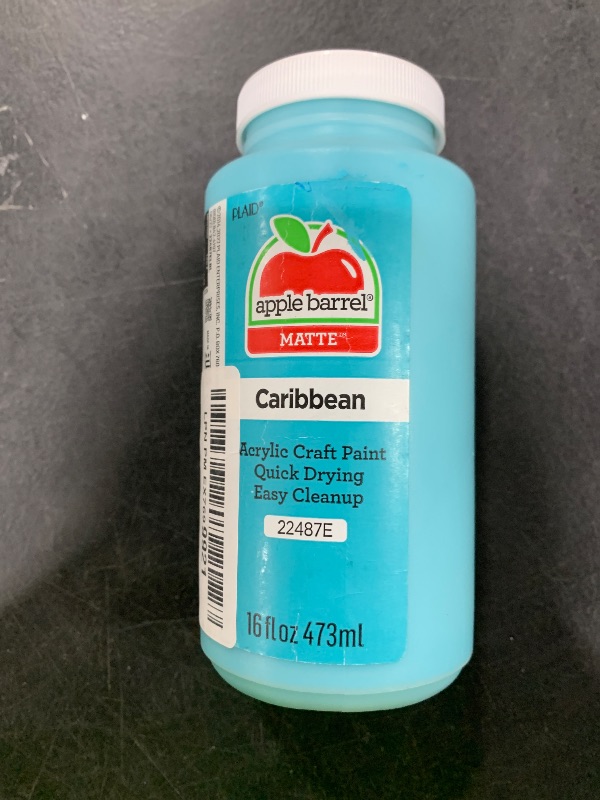 Photo 1 of Apple Barrel Caribbean Acrylic Paint, 16 Fl Oz (Pack of 1)