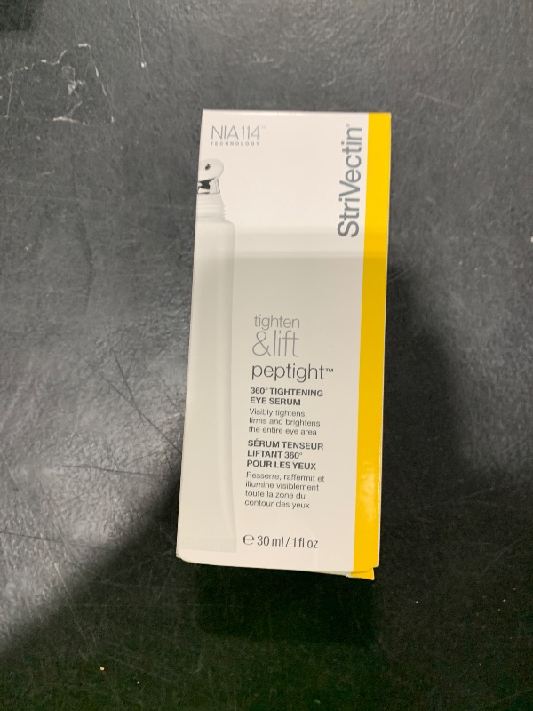 Photo 1 of StriVectin Tighten and Lift Peptight 360 Degree Eye Serum with Tightening and Brightening Peptides for Wrinkles, Under Eye Bags and Puffiness, 1 fl. Oz