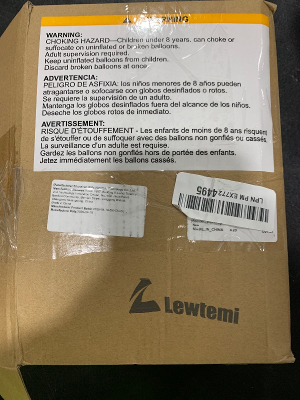 Photo 1 of Lewtemi Giant Inflatable Sports Balls Large Inflatable Beach Ball Baseballs Soccer Rainbow Basketball Football for Sport Birthday Party Favor(2 Pcs,Soccer, Baseball,27 Inch)