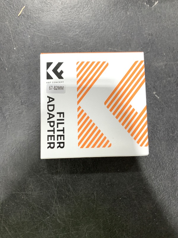 Photo 1 of K&F Concept 67-82mm(2 Pcs) Step-Up Ring Adapter, 67mm to 82mm Step Up Filter Ring for 67mm Lens Install 82mm ND CPL UV Lens Filter
