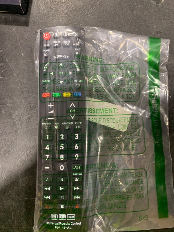 Photo 1 of Replacement Remote Control for Panasonic TVs. 1 Year Warranty
