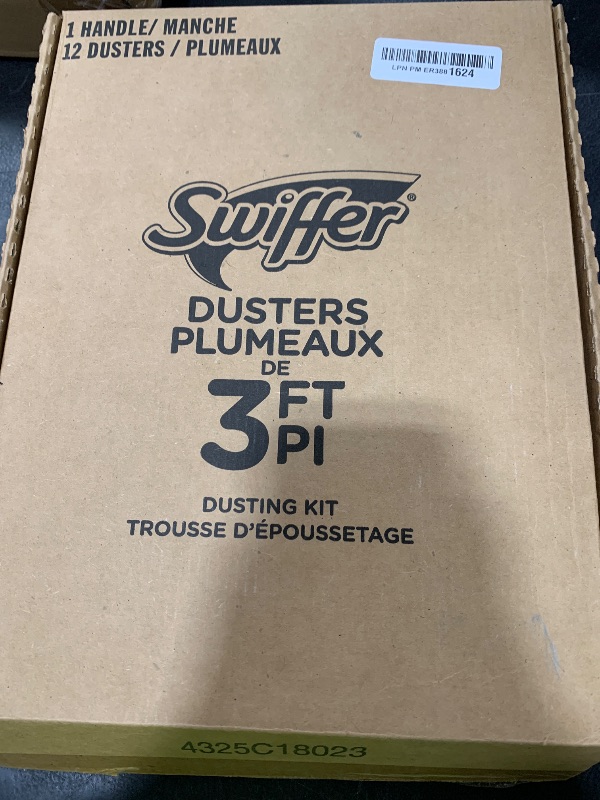 Photo 1 of Swiffer® Heavy Duty Dusters Starter Kit, Handle Extends to 3 ft, 1 Handle with 12 Duster Refills