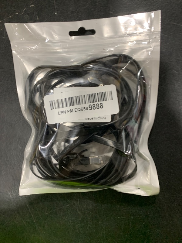 Photo 1 of Ximeges Cat 6 Ethernet Cable, 3FT/6FT/10FT/15FT/20FT/30FT/50FT/100FT Flat High Speed Internet & Network Cable, RJ45 Connectors,Professional LAN Cable,Shielded for Indoor & Outdoor Use (15FT-CAT6)