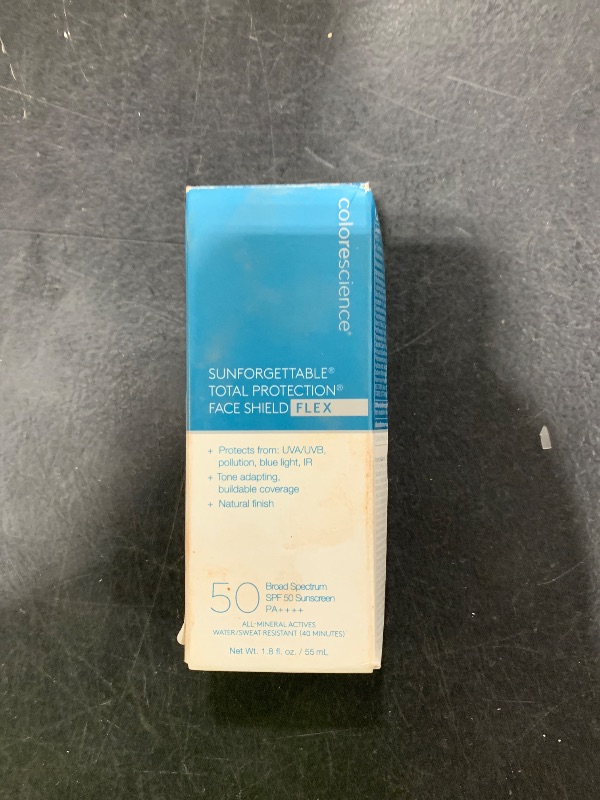 Photo 1 of Colorescience Total Protection Face Shield Flex SPF 50, Zinc Oxide Formula, Deep, 1.8 Fl oz.