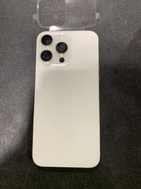 Photo 1 of Apple iPhone 15 Pro Max, 256GB, White Titanium - Unlocked (Renewed)