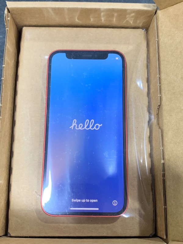 Photo 1 of Apple iPhone 12 Mini, 64GB, Red - Unlocked (Renewed)