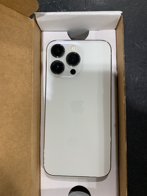 Photo 1 of Apple iPhone 13 Pro, 512GB, Silver - Unlocked (Renewed)