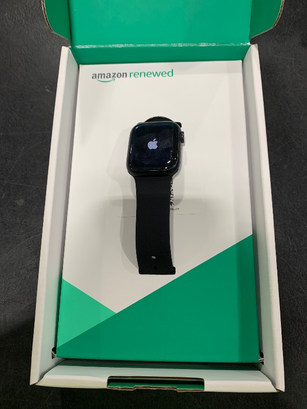 Photo 1 of Apple Watch Series 8 (GPS + Cellular, 41MM) - Midnight Aluminum Case with Midnight M/L Sport Band (Renewed Premium)
