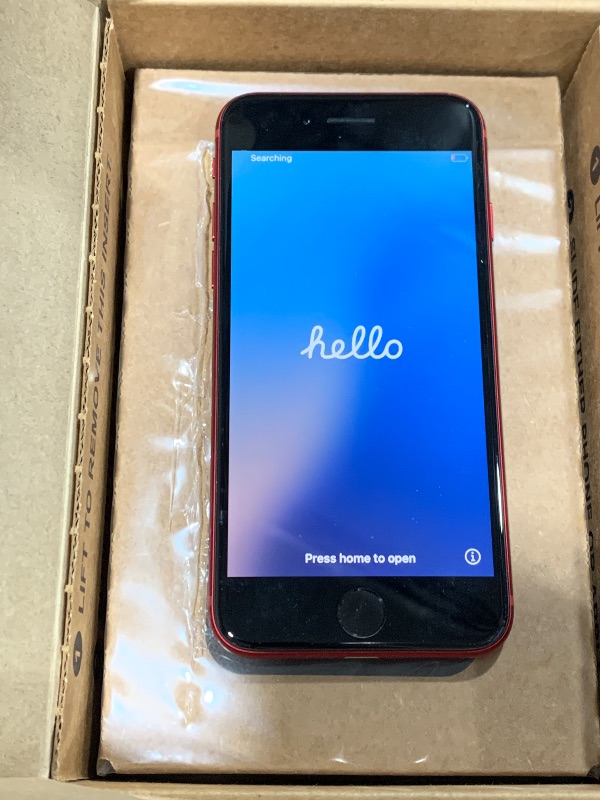 Photo 1 of Apple iPhone SE 3rd Gen, 64GB, RED - Unlocked (Renewed)