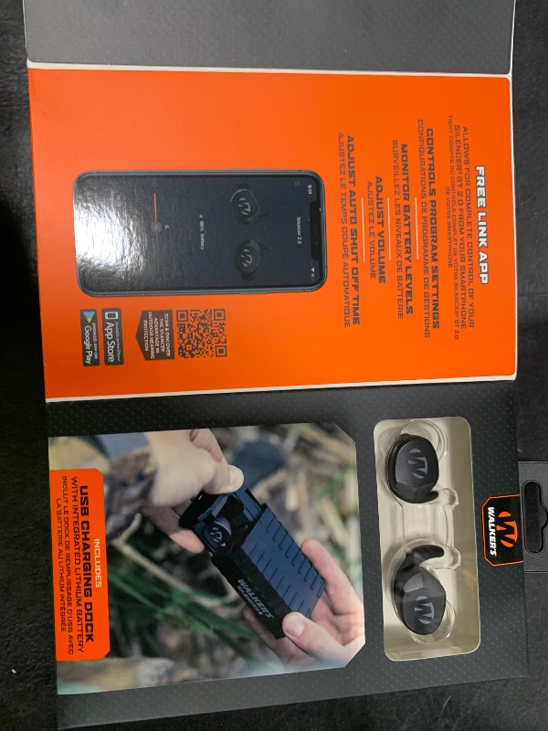 Photo 1 of Walker's Silencer Bluetooth Rechargeable in The Ear Pair 2.0, Multi, 1 Count (Pack of 1)