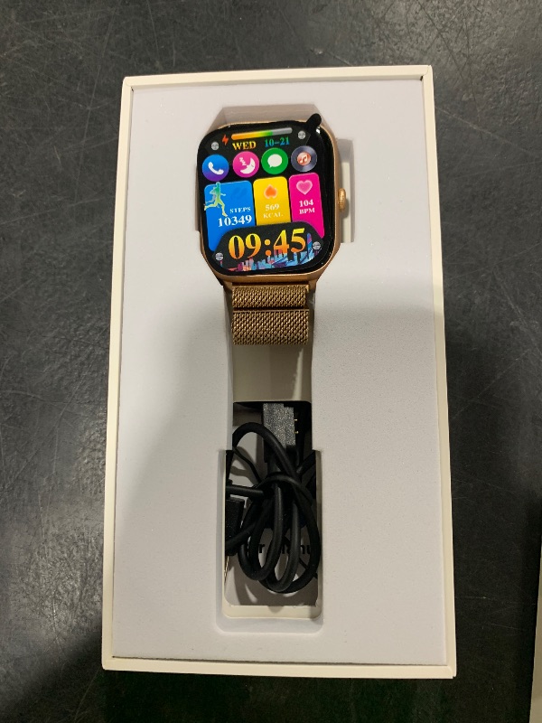 Photo 1 of 2025 Smart Watches for Women with Blood Pressure Monitor, 2.06" AMOLED Display, IP68 Waterproof Fitness Tracker, 118 Sports Modes, Heart Rate/SpO2/Sleep Monitor, Compatible with Android iPhone