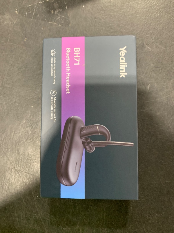 Photo 1 of Yealink BH71 Bluetooth Wireless Mono Headset