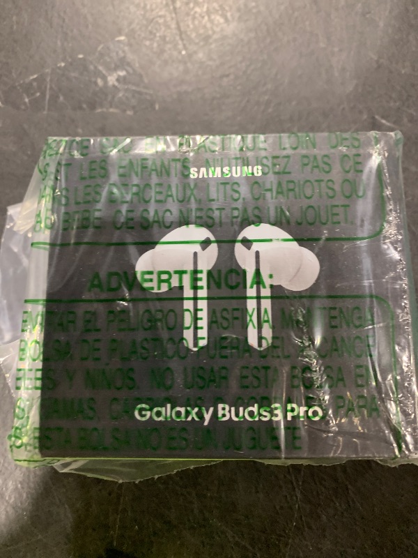 Photo 1 of Samsung Galaxy Buds 3 Pro AI True Wireless Bluetooth Earbuds, Noise Cancelling, Sound Optimization, Redesigned Comfort Fit, White [US Version, Amazon Exclusive, 2Yr Warranty]