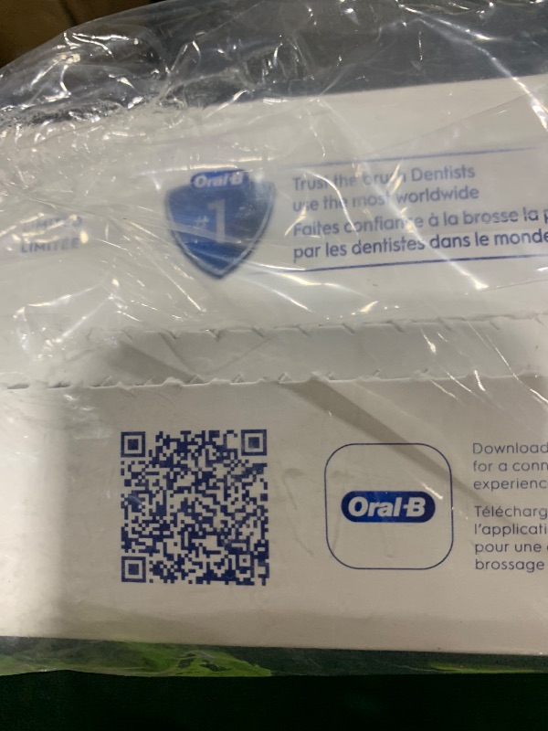 Photo 1 of Oral-B iO Deep Clean + Whiten Rechargeable Electric Toothbrush with Visible Pressure Sensor, 2 Minute Timer, 5 Cleaning Settings, 1 iO5 Limited, 3 Toothbrush Heads, Travel Case & Refill Holder, White
