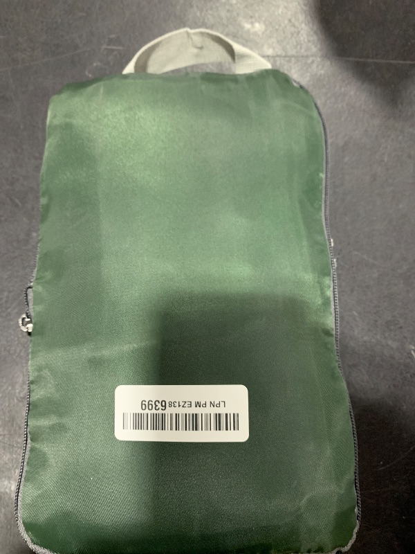 Photo 1 of 10 Set Compression Packing Cubes for Travel Essentials,Compressible Expandable Packing Cubes for Suitcase,OlarHike Luggage Organizer Bags for Travel,Handy Helper for Organizing Clothes(Dark Green)