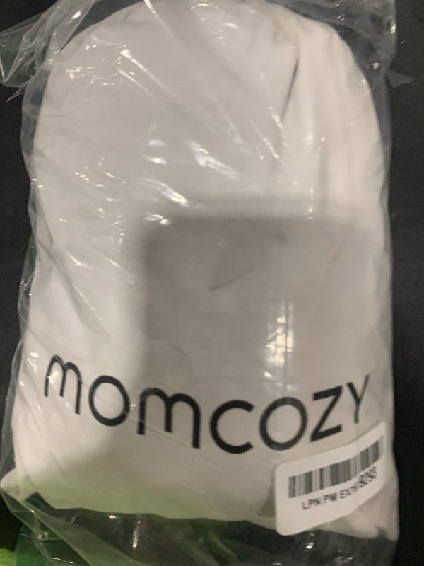 Photo 1 of Momcozy Baby Wrap Carrier, Easy to Wear Infant Carrier Slings, Lightweight Hands Free Baby Sling, Adjustable Baby Carriers for Newborn to Toddler 8-35 lbs, Deep Grey